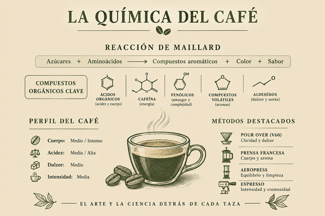Conoce la Química del Café en cada etapa