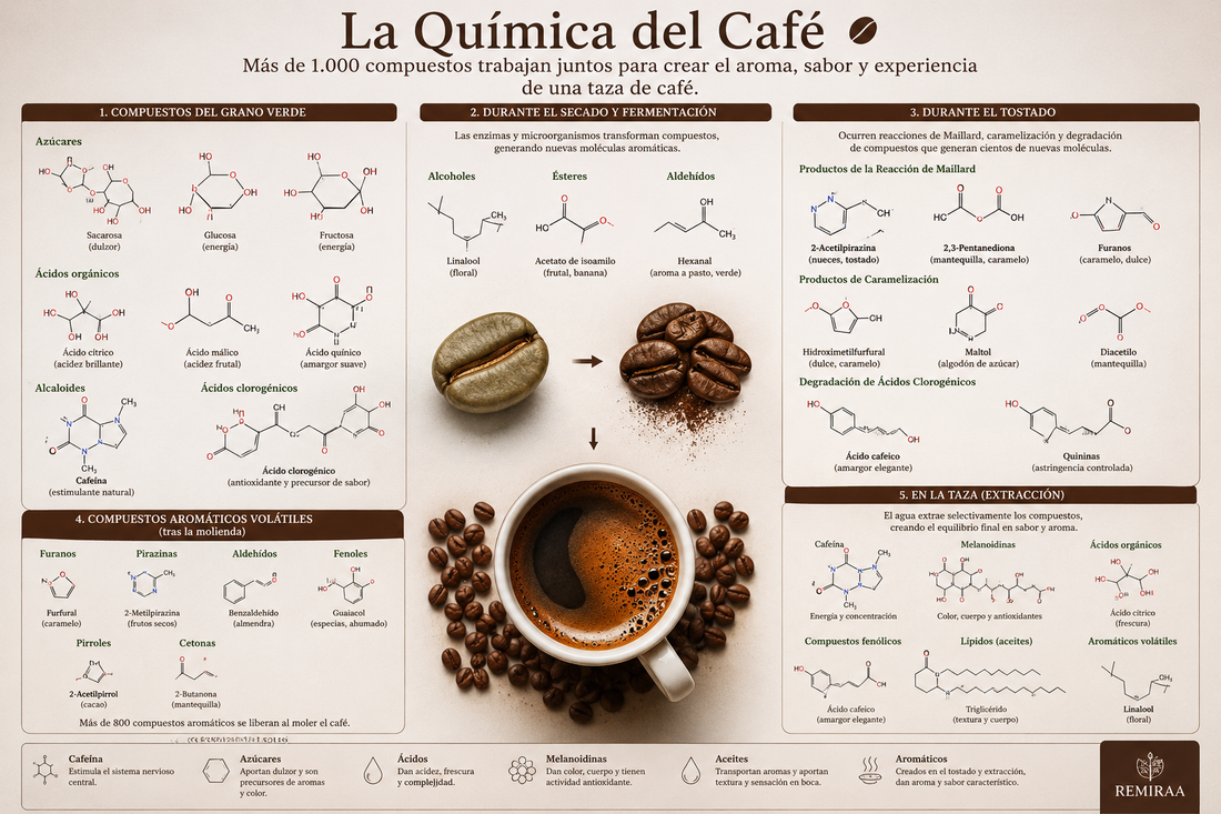 Conoce la Química del Café en cada etapa