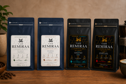 Moledor de café + café de grano premium o café de especialidad