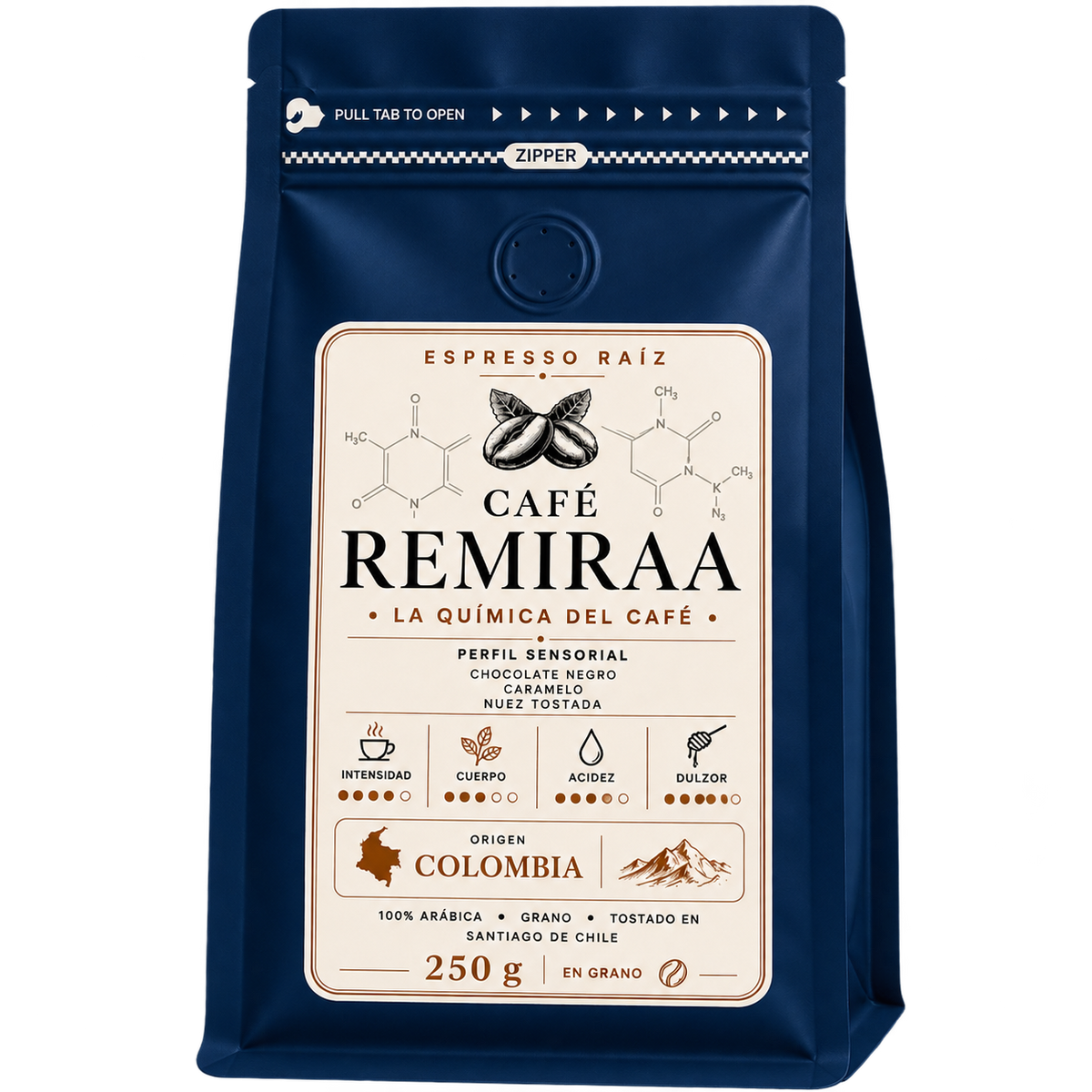 2.Espresso Raíz café de grano 250 gr