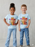 Polera Manga Corta Toy Story - Niños Celeste