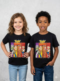 Polera Manga Corta Toy Story - Niños Negra